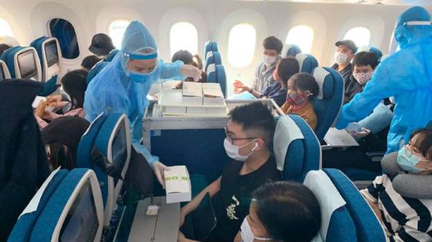 搭载在澳大利亚越南公民的第二趟班机将于7月3日回国