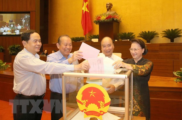 越南国会主席阮氏金银当选国家选举委员会主席