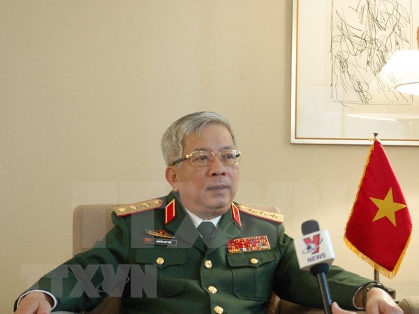 阮志咏上将：确保越南维和力量安全是当前疫情情况下的重点任务