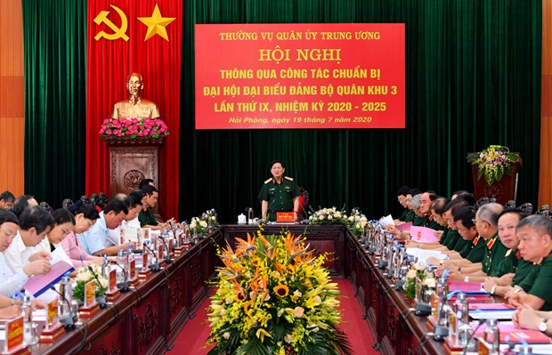 做好越共第三军区第九次代表大会筹备工作