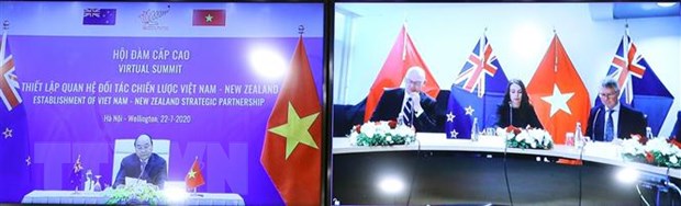 越南与新西兰双边关系正式提升为战略伙伴关系