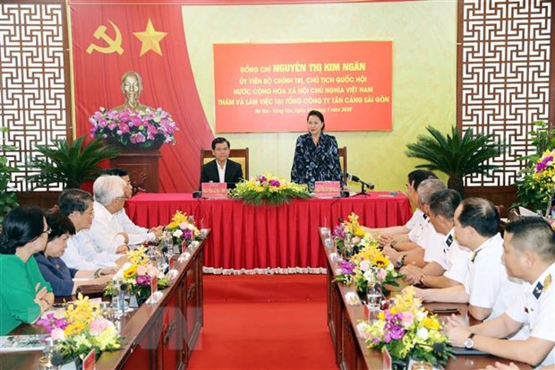 国会主席阮氏金银视察巴地头顿省