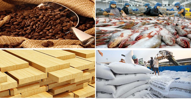 2020年前7个月越南农林水产品出口额约达233亿美元