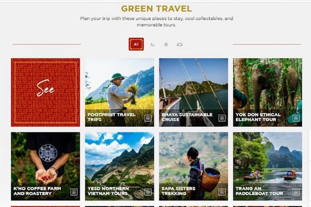 推广越南旅游的“绿色旅游”专栏正式亮相