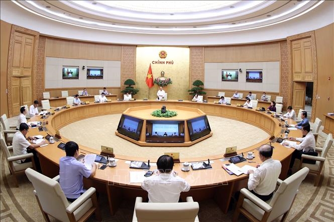 政府总理阮春福主持公共投资资金实际到位情况全国视频会议