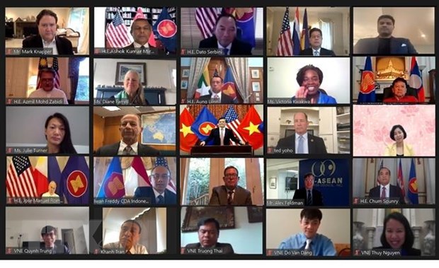 东盟成立53周年纪念典礼在美国举行