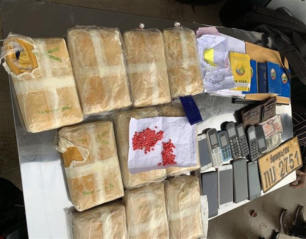 越南成功破获特大跨境贩卖运输毒品案  缴获大量毒品
