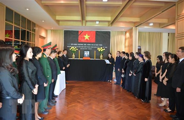 原越共中央总书记黎可漂的吊唁仪式在泰国、印尼、缅甸、瑞士和希腊举行