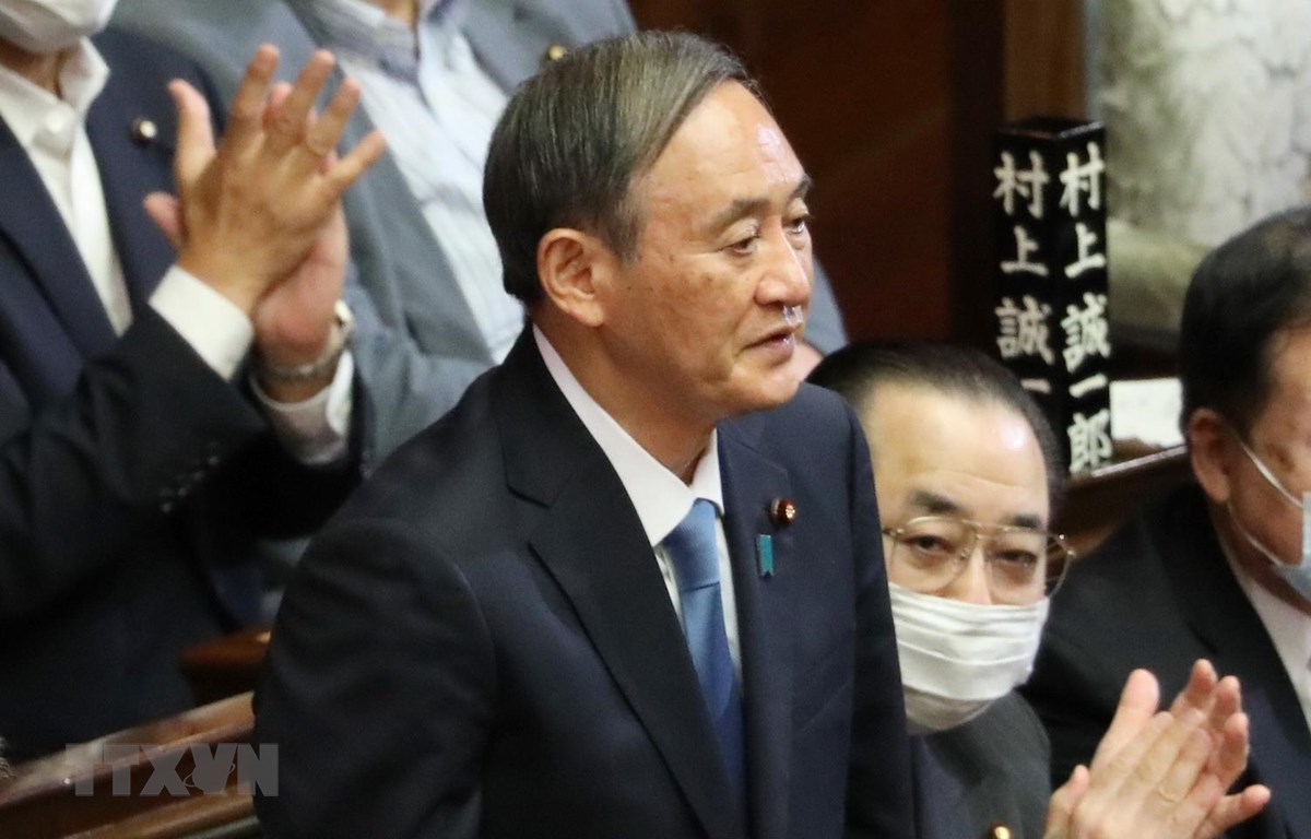 阮春福总理致电祝贺菅义伟当选日本首相
