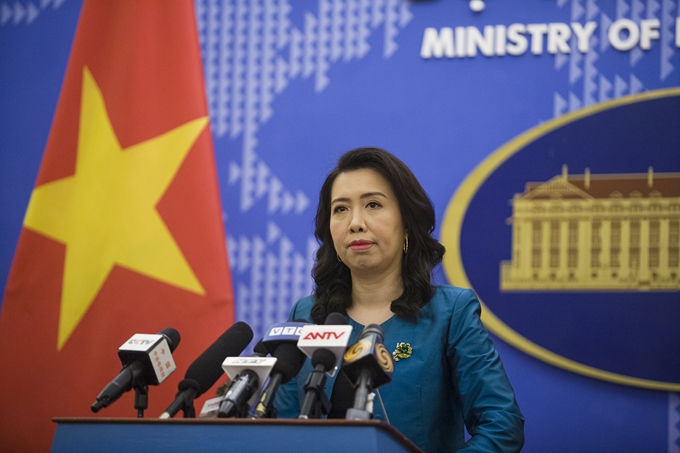 越南外交部发言人黎氏秋姮就媒体和舆论关注的问题答记者问