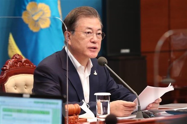 韩国总统文在寅感谢越南向韩国给予多方面的支持