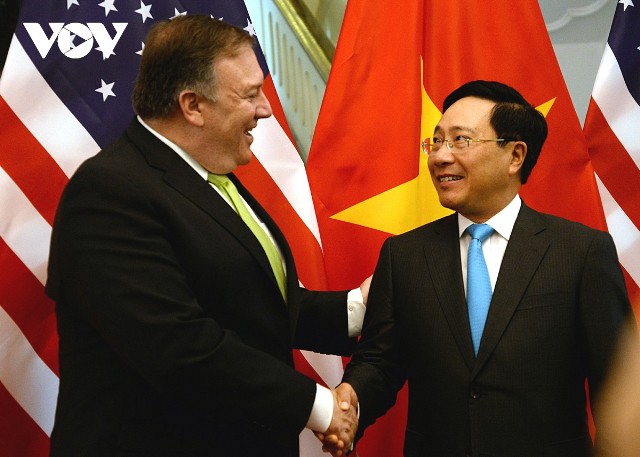 美国国务卿迈克﹒蓬佩奥访问越南