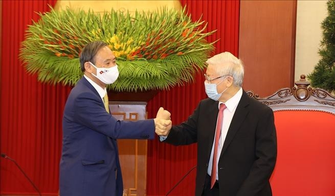阮富仲同志：越南一向将日本视为高度信任的重要且长期的战略伙伴