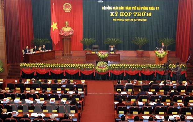 海防市人民议会通过21项重要决议