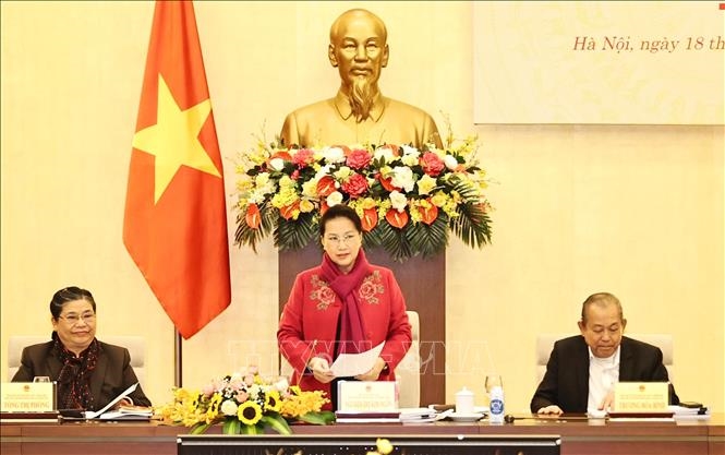 国会主席阮氏金银主持国家选举委员会第二次会议