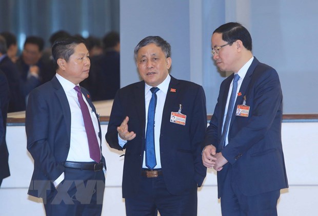 越共十三大继续讨论新一届中央委员会人事工作