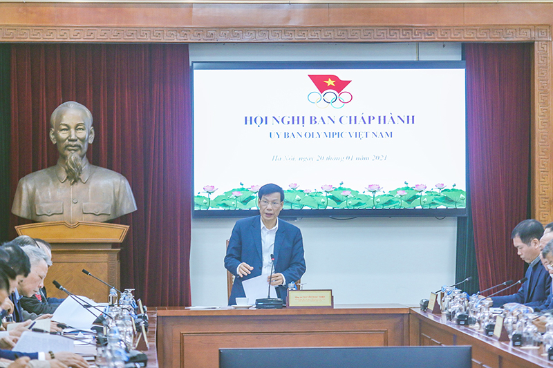越南奥林匹克委员会与越南体育部门努力克服困难完成全年既定任务