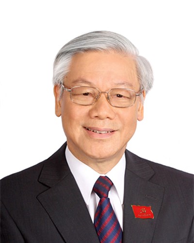越共第十三届中央委员会总书记阮富仲简历