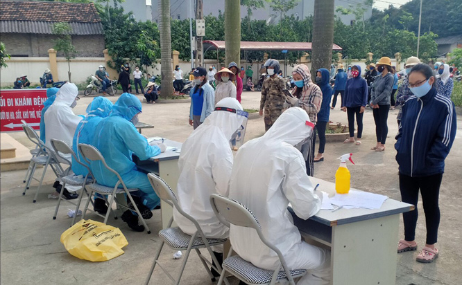 河内市对从疫区返回的人员进行检测