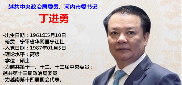 河内市委书记丁进勇的简历