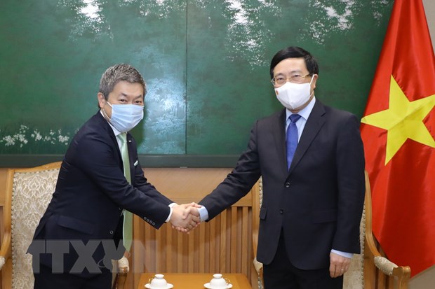 范平明副总理会见日本三井住友金融集团株式会社首席执行官吉材昌弘