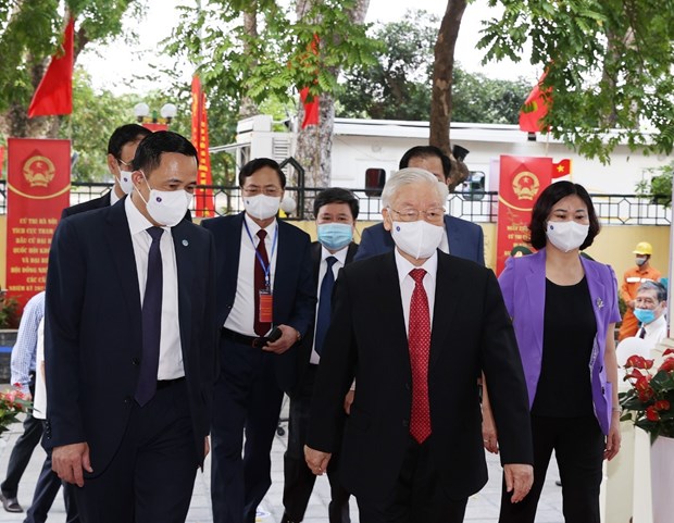 党和国家领导人参加换届选举（组图）