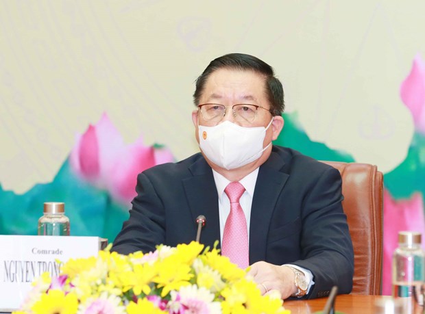 加强越共中央宣教部与老挝人民革命党中央宣训部的合作