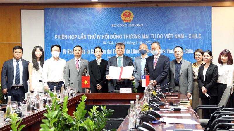 越南对智利的出口额首次超过10亿美元大关