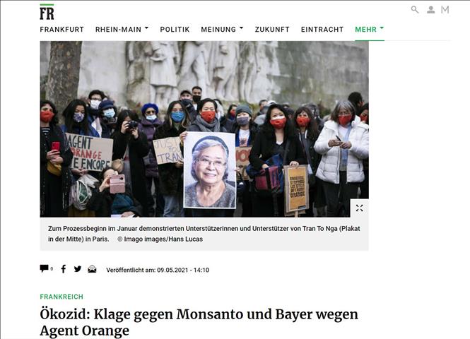 德国媒体：美军在越南战争所使用的橙剂影响至今