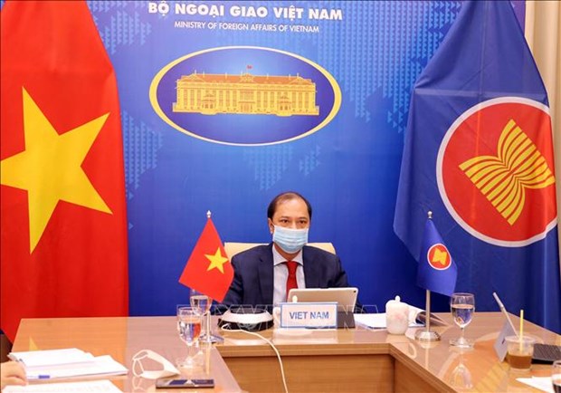 越南外交部副部长阮国勇出席第34次东盟-美国对话会