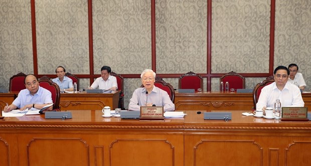 越共中央政治局召开会议 讨论新冠肺炎疫情防控工作