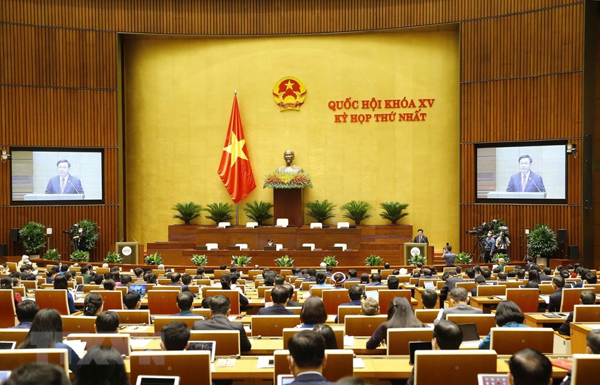 越南第十五届国会第一次会隆重开幕（组图）