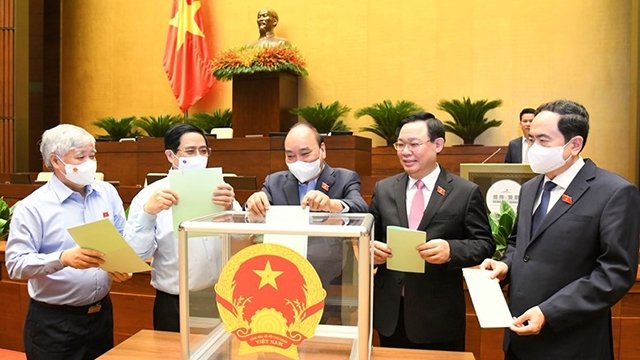 越南第十五届国会第一次会议：选举产生国会各直属机构领导