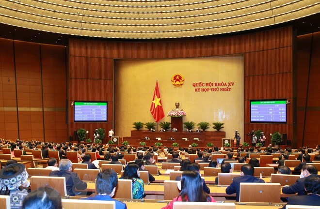 越南第十五届国会第一次会议赢得全国人民、选民的高度赞赏