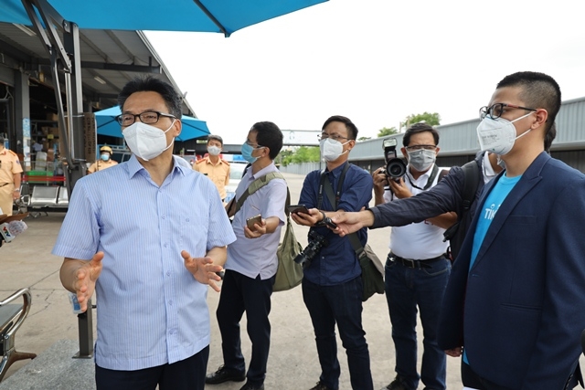 武德儋副总理检查胡志明市新冠肺炎疫情防控工作（组图）