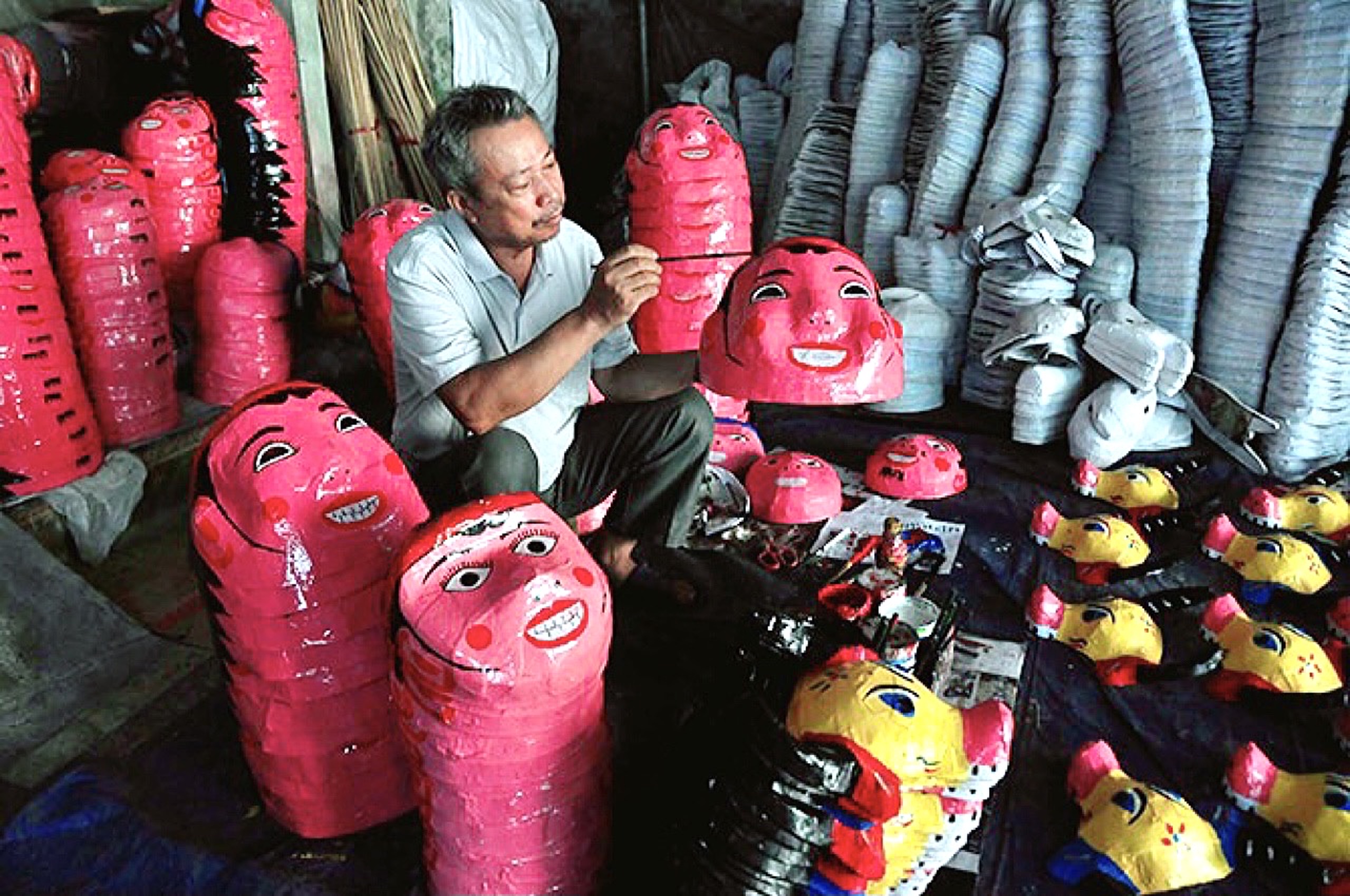 越南北部工艺村色彩（组图）