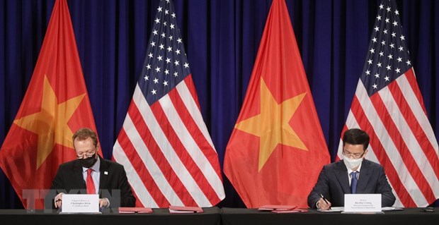 越美签署关于美国驻越南大使馆新办公楼建设场地的协议