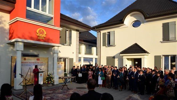 国际朋友在日内瓦出席越南社会主义共和国国庆76周年招待会