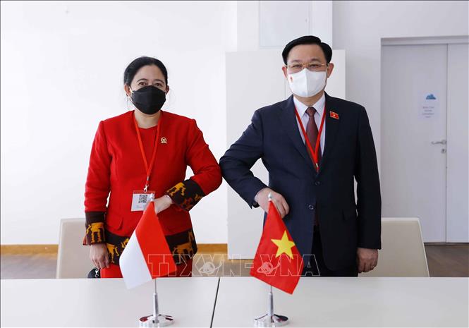 越南国会主席王廷惠会见印尼国会议长