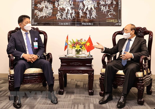 越南国家主席阮春福在美国纽约举行各场双边会晤