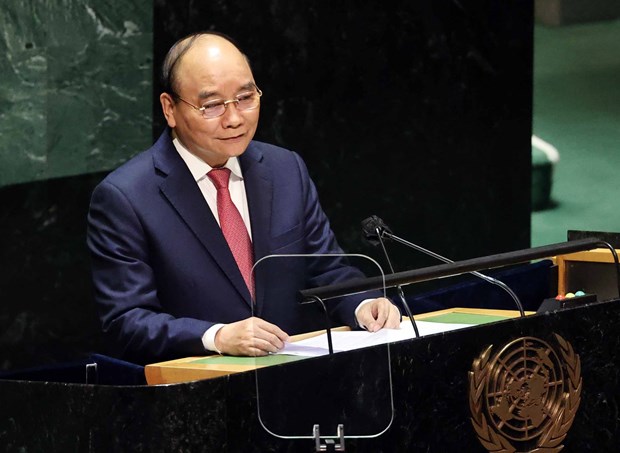 国家主席阮春福圆满结束出席第76届联合国大会一般性辩论行程