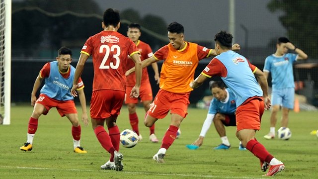 越南U23足球队为2022年U23亚洲杯预选赛备赛
