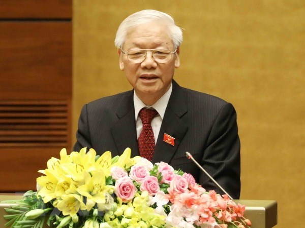 阮富仲总书记向墨西哥劳动党总书记致贺信