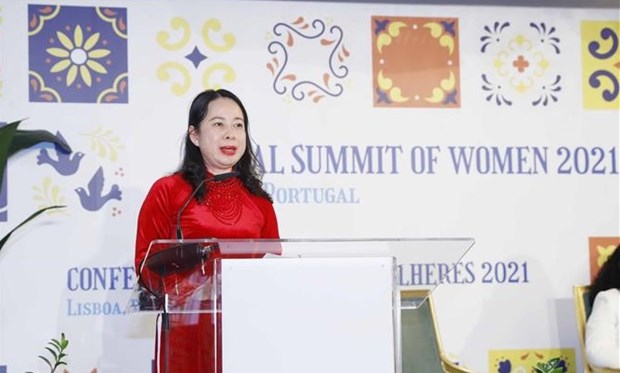 越南国家副主席武氏映春出席2021年世界妇女大会开幕式