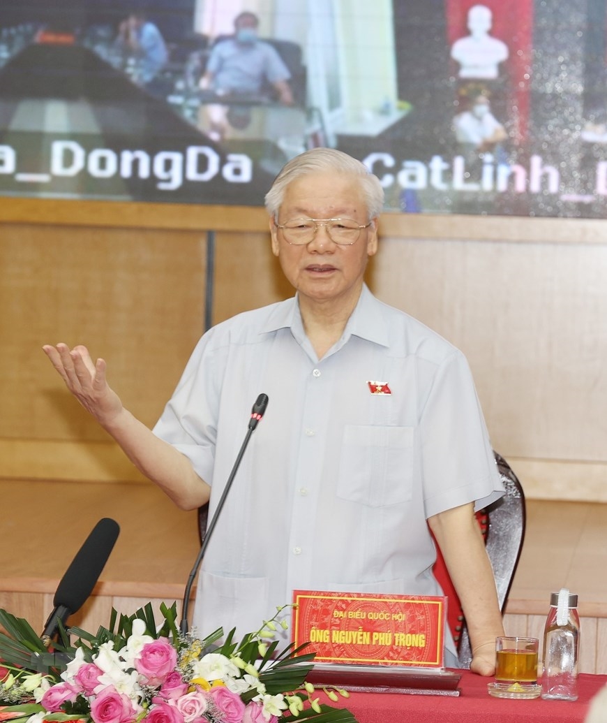 ​ 越共中央总书记阮富仲：决不能掉以轻心 着力推进经济社会发展
