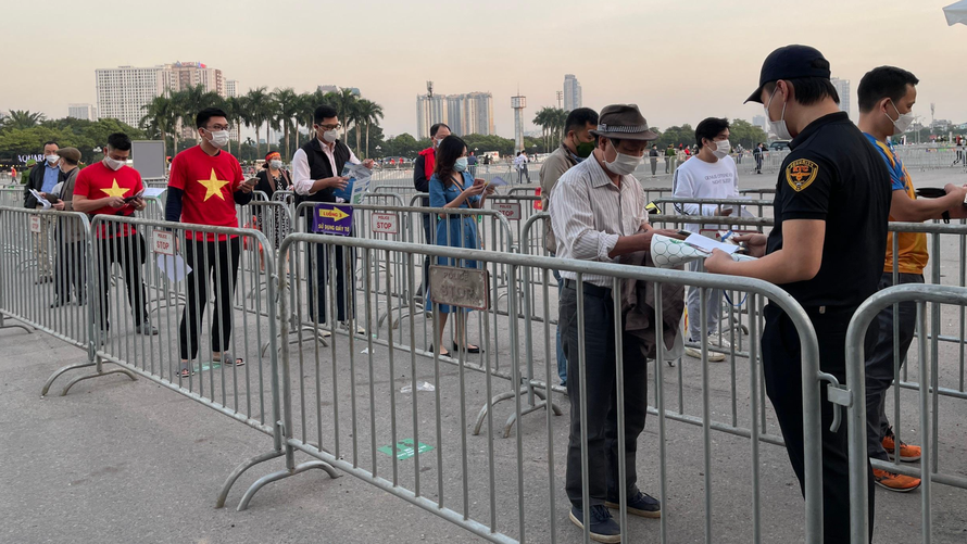 越南公安部发布关于观众进场观看越南队对阵沙特队比赛的规定