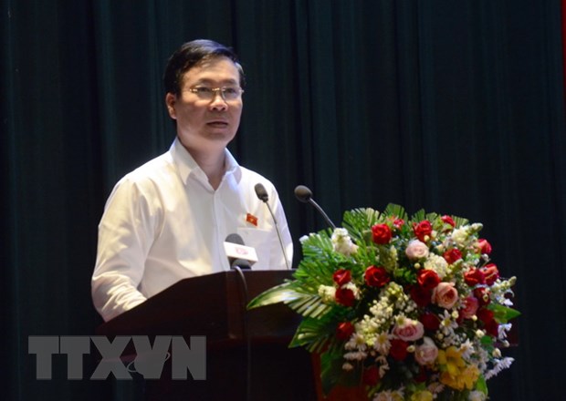 武文赏同志在岘港市开展选民见面会