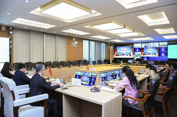 越南主持各国议会联盟框架内东盟与中韩日在线会议
