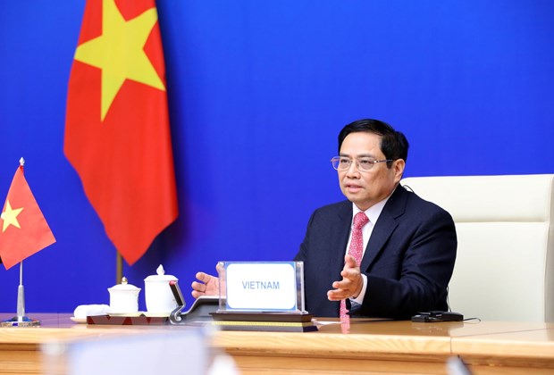 越南政府总理范明正就加强亚欧各国合作提出四项建议