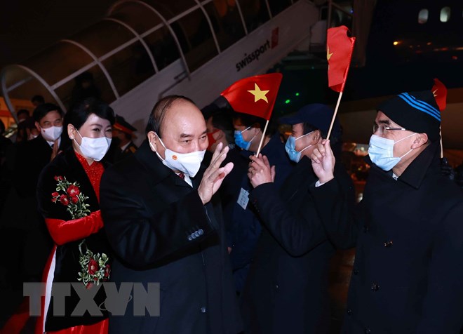 国家主席阮春福访问瑞士 进一步深化越瑞传统友好关系